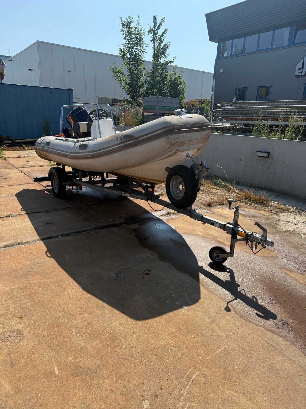 Valiant V-400 RIB met Mercury 60pk buitenboordmotor en trail, Inclusief motor, Gebruikt, Valiant, Ophalen