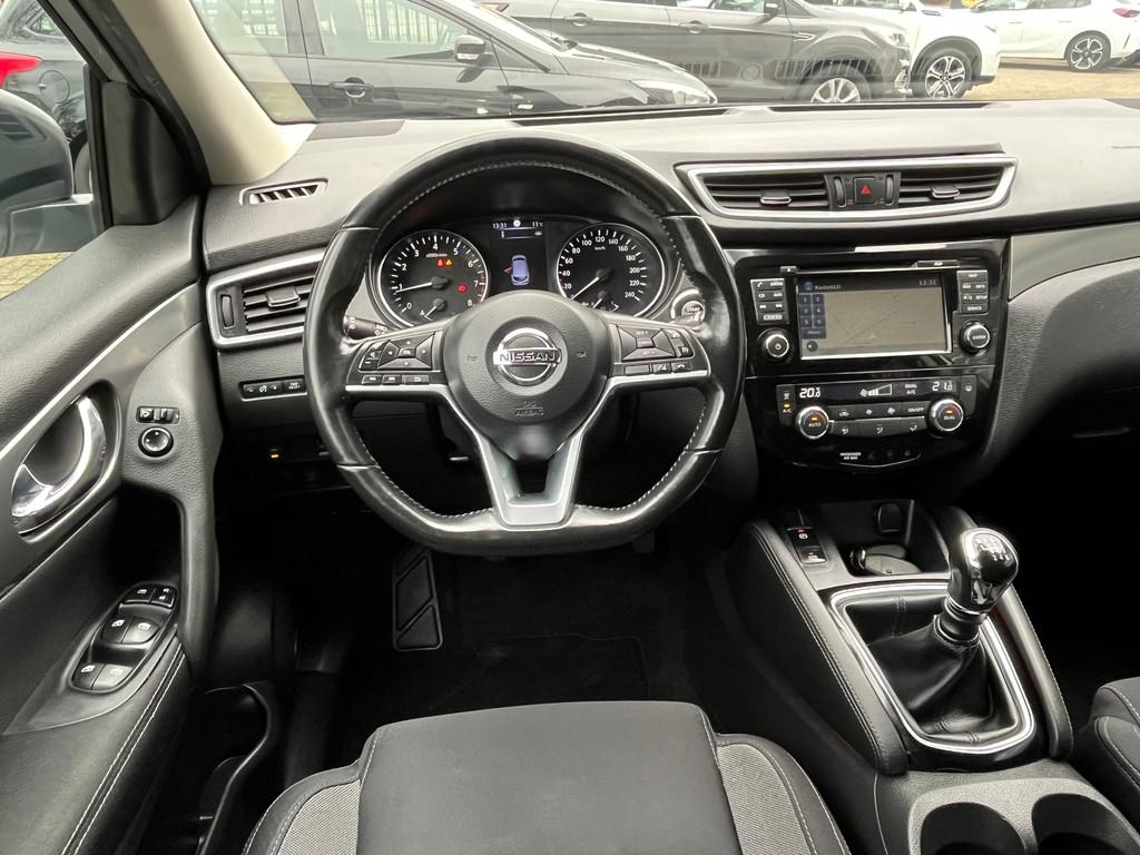 Nissan Qashqai 1.2 116PK Navi,Clima,Cruise,Isofix,LaneAssist, Voorwielaandrijving, Stof, Gebruikt, 4 cilinders