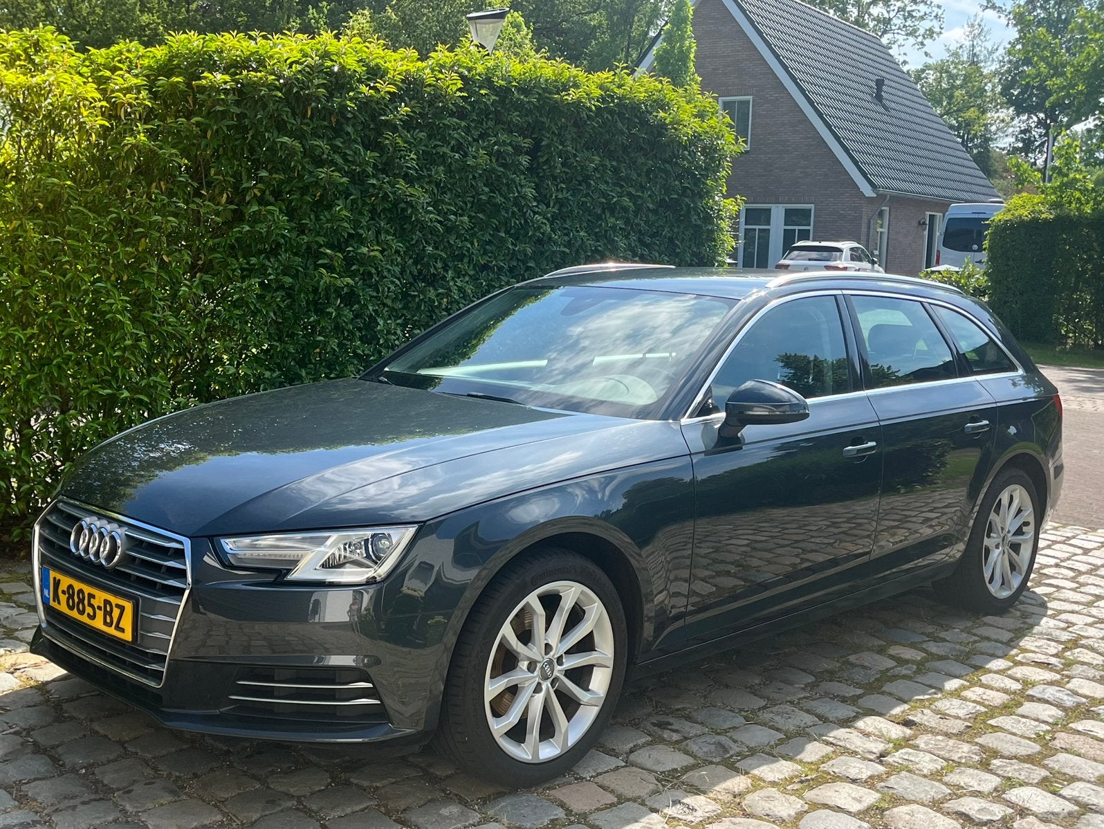 Audi A4 1.4 Tfsi 150pk 2017 Grijs, Voorwielaandrijving, 1345 kg, Stof, Zwart