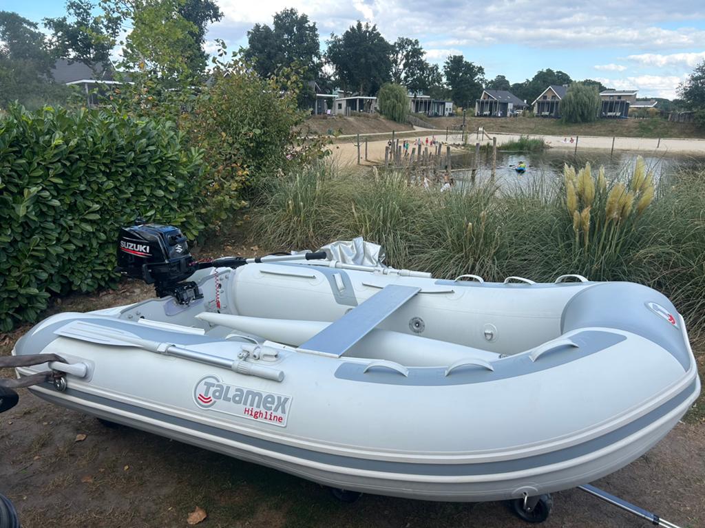 Talamex highline HLA300 AIR met 6PK Suzuki., Ophalen of Verzenden, Zo goed als nieuw