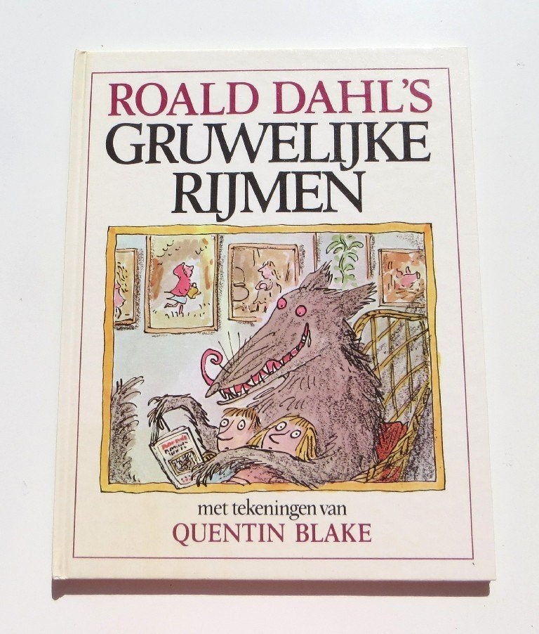 Prentboek M5344: Dahl 's Gruwelijke rijmen voor volwassenen!, Boeken, Ophalen of Verzenden, Gelezen, Roald Dahl - Quentin Blake