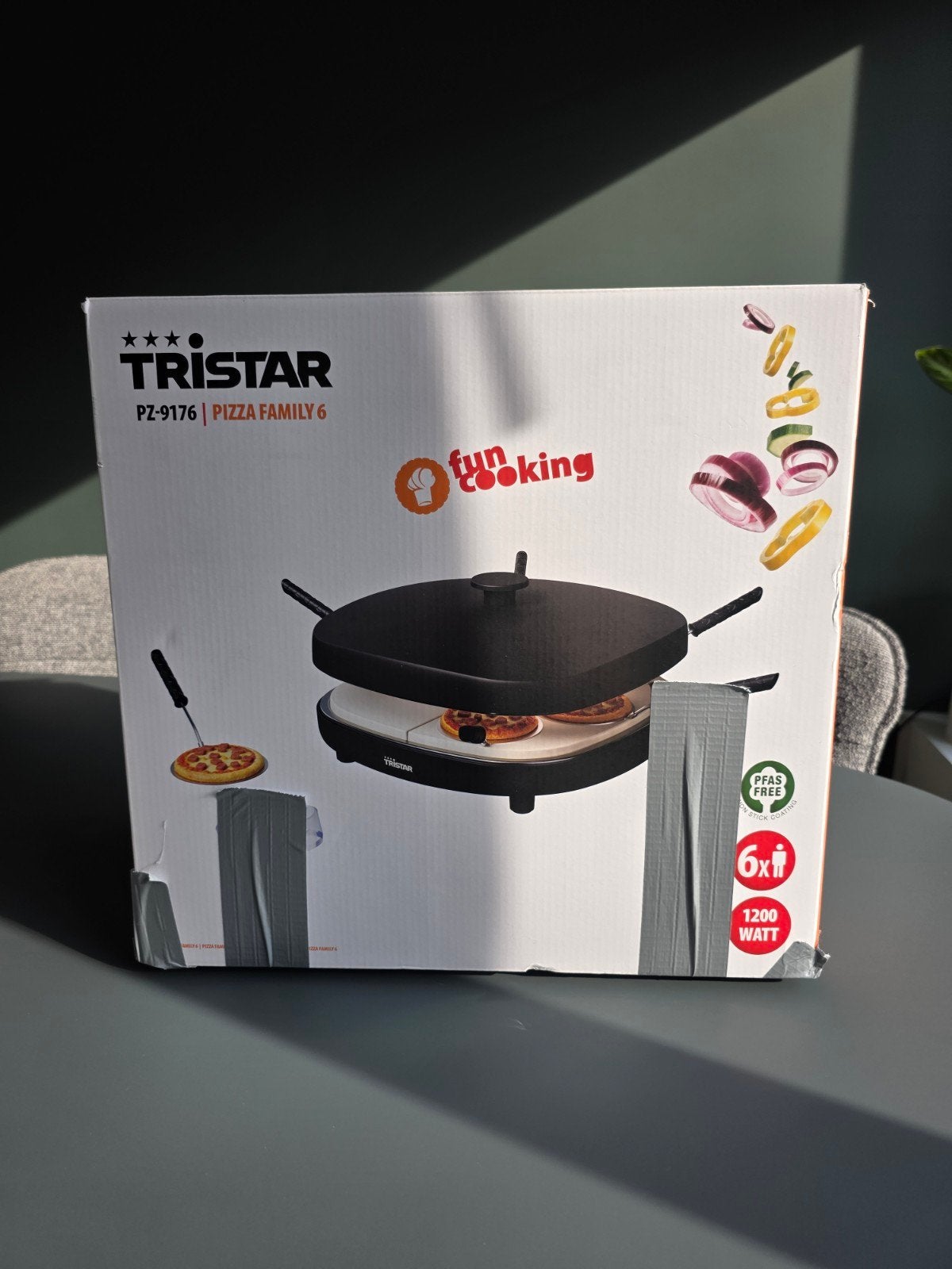 Tristar PZ-9176 Pizza Family 6 - Pizzarette voor 6 personen, Witgoed en Apparatuur, Minder dan 45 cm, Minder dan 45 cm, Pizzaoven