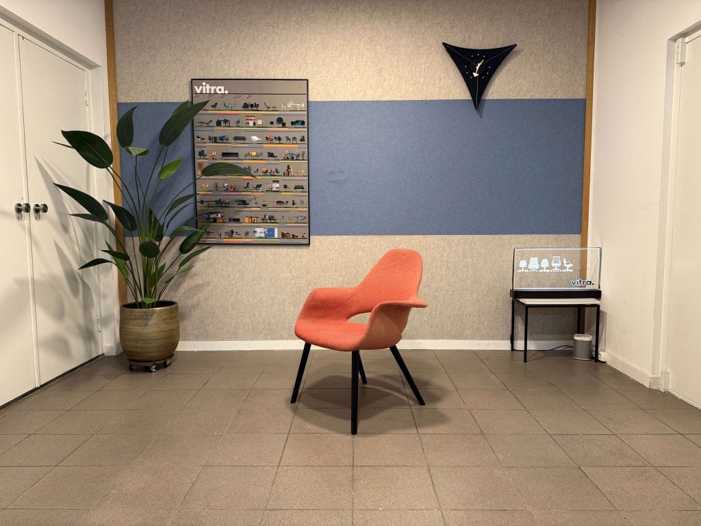Vitra | Eames & Saarinen | Organic Chair | Roze | 2x, Huis en Inrichting, Vitra, Gebruikt, Twee, Overige kleuren