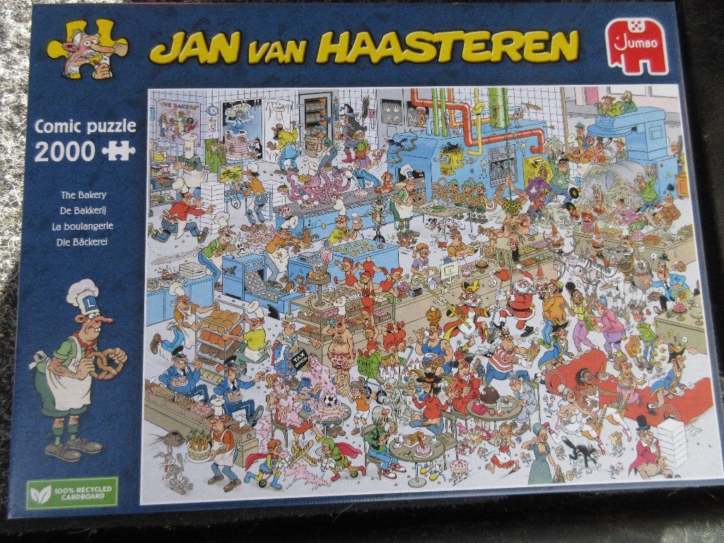 Van Haasteren puzzel De bakkerij 2000 stukjes, Ophalen of Verzenden, Meer dan 1500 stukjes, Gebruikt, Legpuzzel