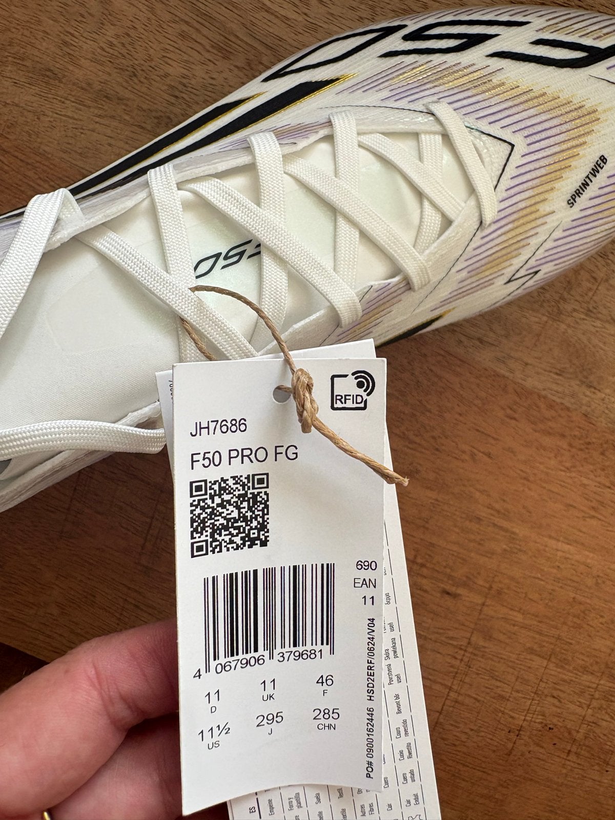 Adidas F50 Pro voetbalschoenen - Nieuw met prijskaartje, Ophalen of Verzenden, Nieuw, Schoenen