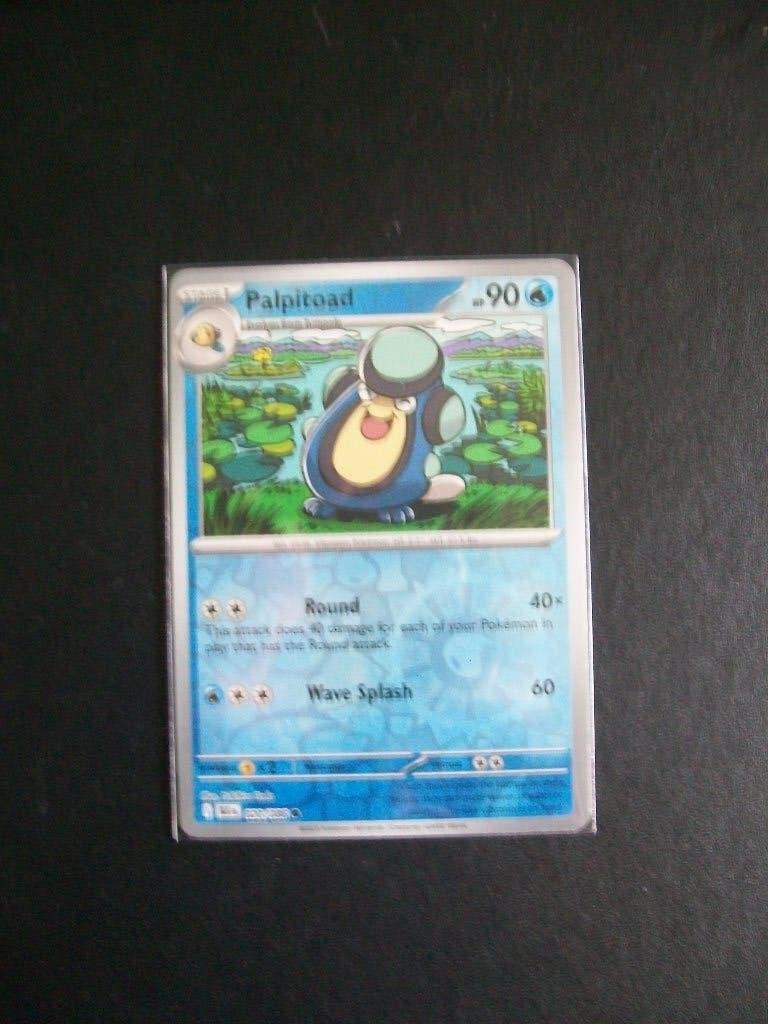 4583: Nieuwe Pokemonkaart holofoil PALPITOAD HP 90 (020/086), Verzenden, Nieuw, Losse kaart, Foil