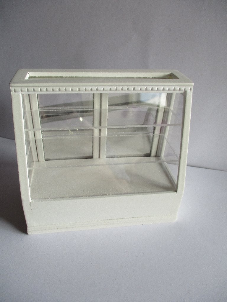 poppenhuis mooie toonbank met spiegel in de deuren., Verzamelen, Poppenhuizen en Toebehoren, Ophalen of Verzenden, Zo goed als nieuw
