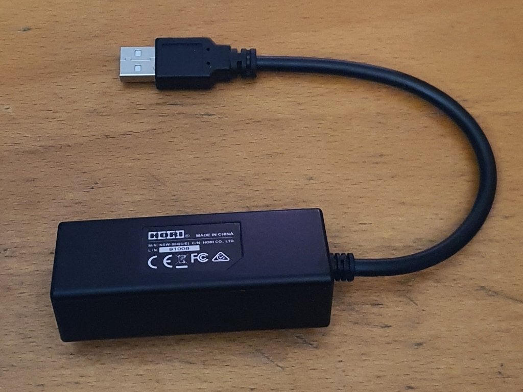 Hori Switch Lan Adapter, 1 speler, Ophalen of Verzenden, Gebruikt