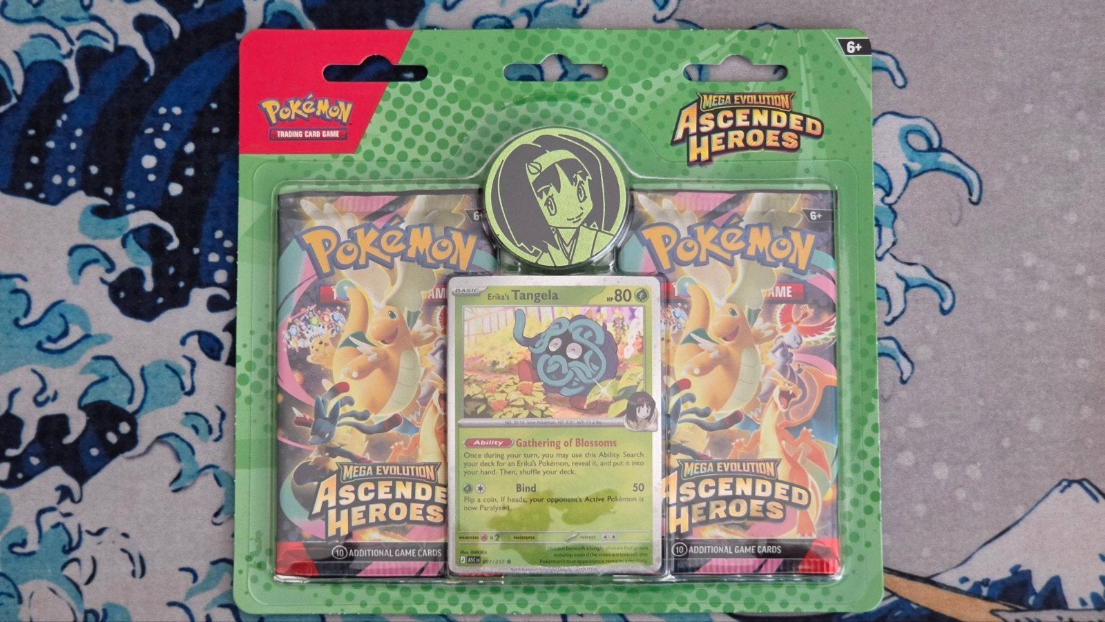 Pokémon Ascended Heroes: Erika's Tangela 2-Pack Blister, Ophalen of Verzenden, Nieuw, Overige typen