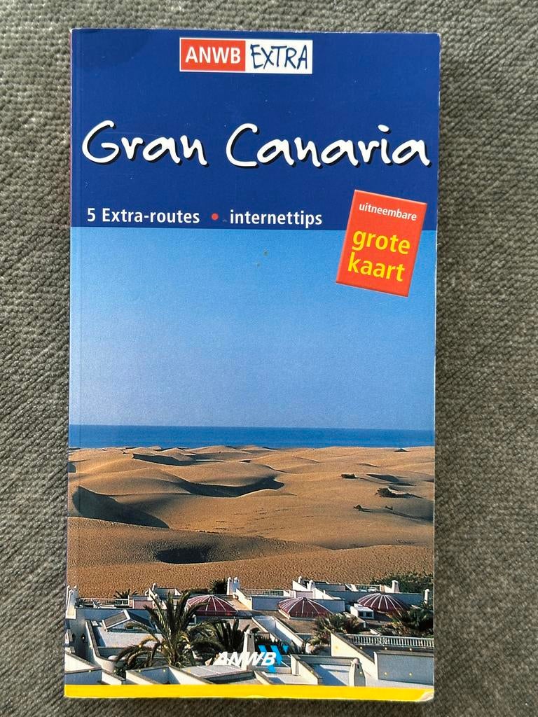ANWB Extra Reisgids Gran Canaria met grote kaart, Gelezen, Europa, Ophalen of Verzenden, Reisgids of -boek