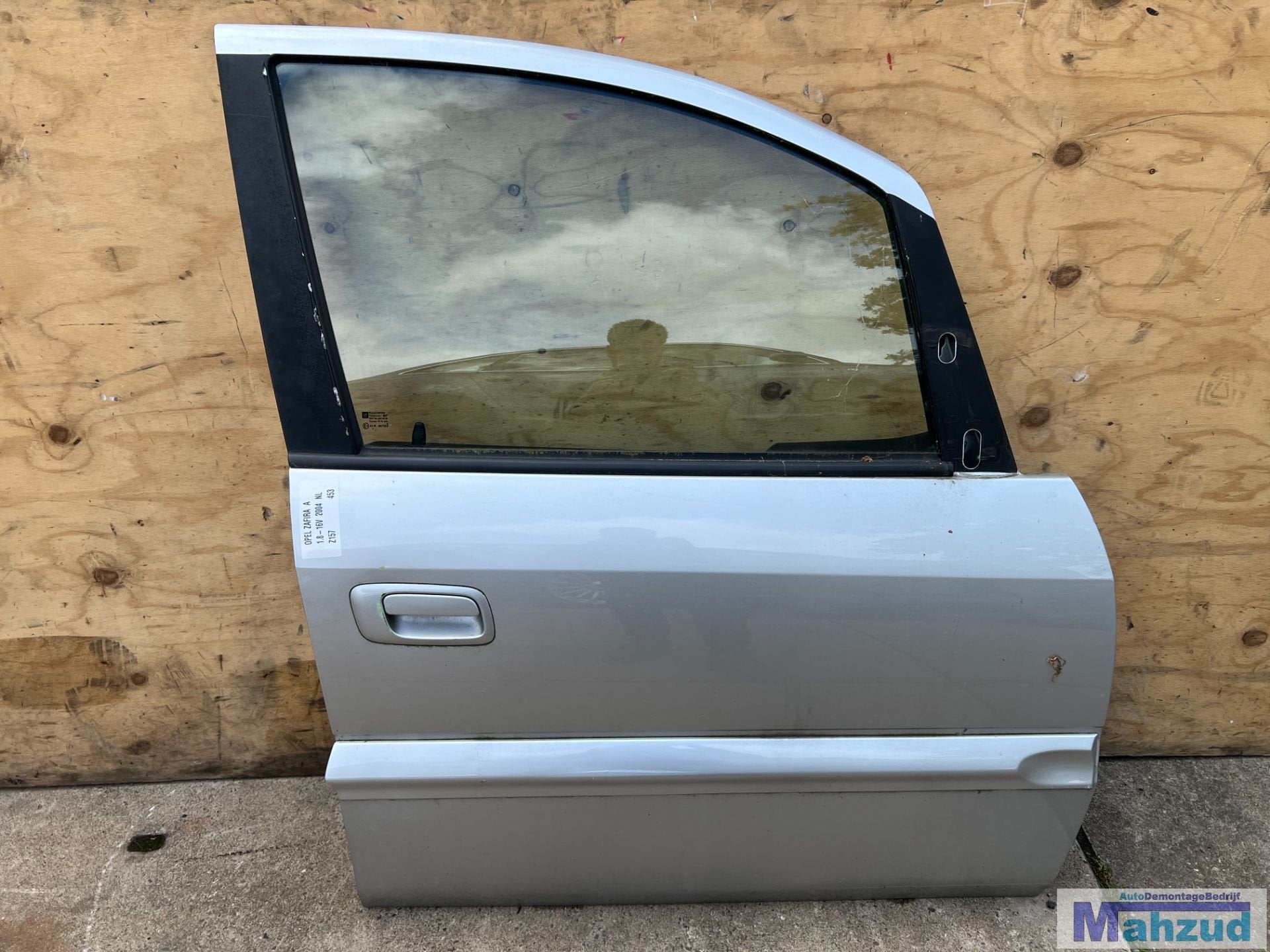 OPEL ZAFIRA A Zilver Z157 rechts voor deur 1998-2005, Auto-onderdelen, Gebruikt, Deur, Opel Automobile GmbH, Ophalen of Verzenden