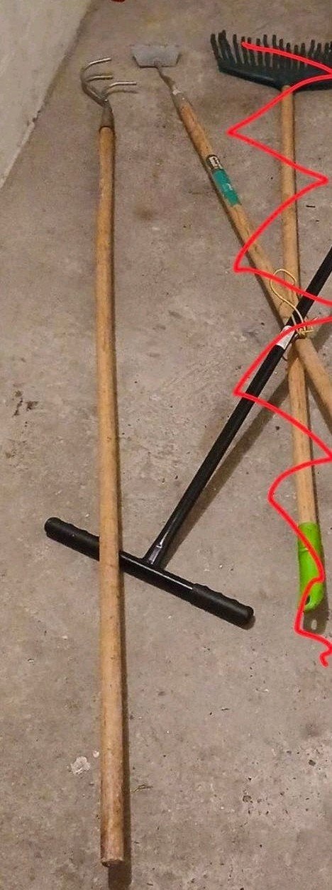 Tuingereedschappen: schoffel en klauw, Ophalen, Gebruikt, Overige soorten