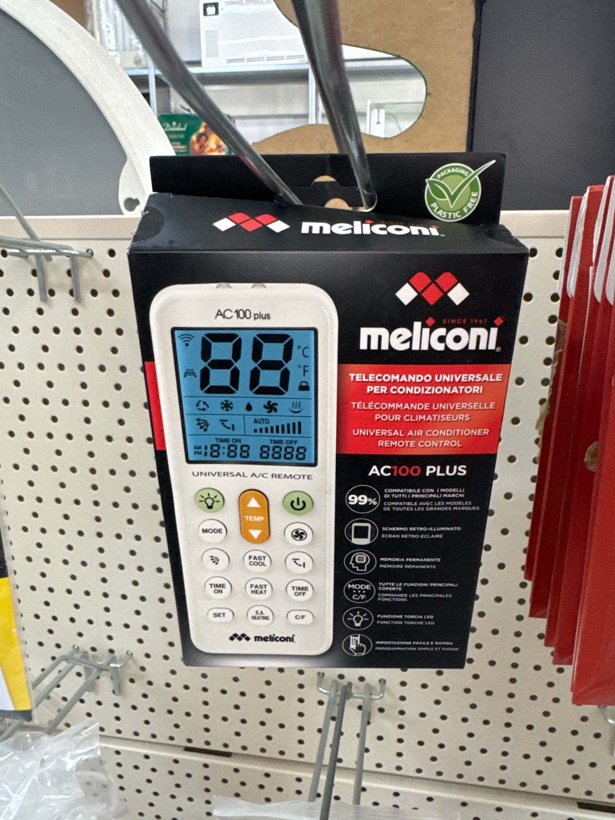 Meliconi AC100 Plus Universele Afstandsbediening Airco, Ophalen of Verzenden, Nieuw