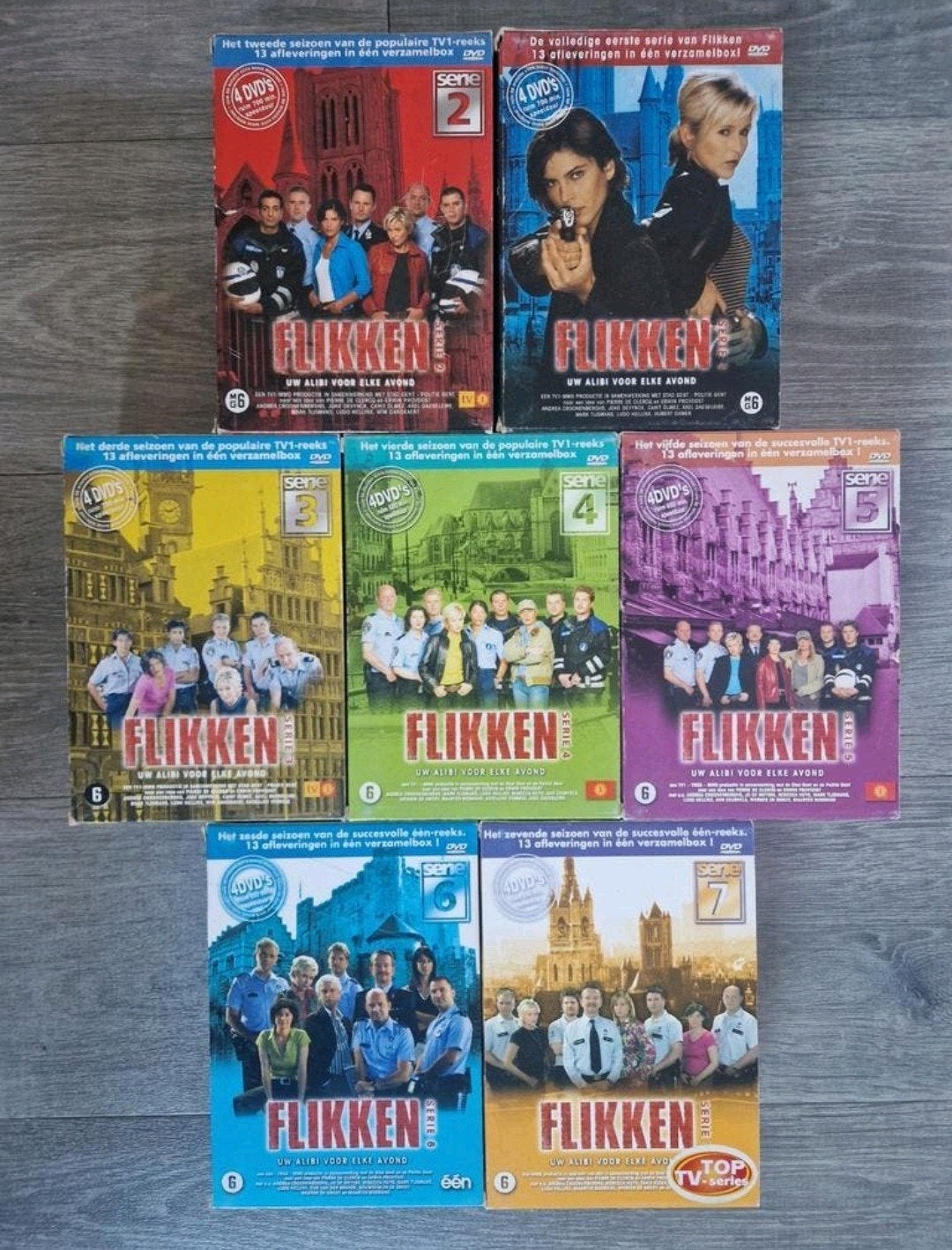 Flikken (Gent) - Complete serie (seizoen 1 t/m 7) op DVD, Cd's en Dvd's, Ophalen, Gebruikt, Misdaad, Nederlands
