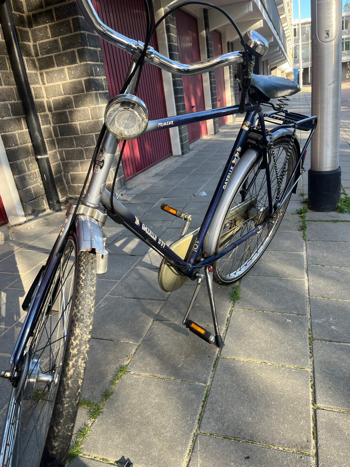 Gazelle Primeur herenfiets- Goede Staat, Fietsen en Brommers, Gebruikt, Velgrem, Versnellingen, Ophalen of Verzenden