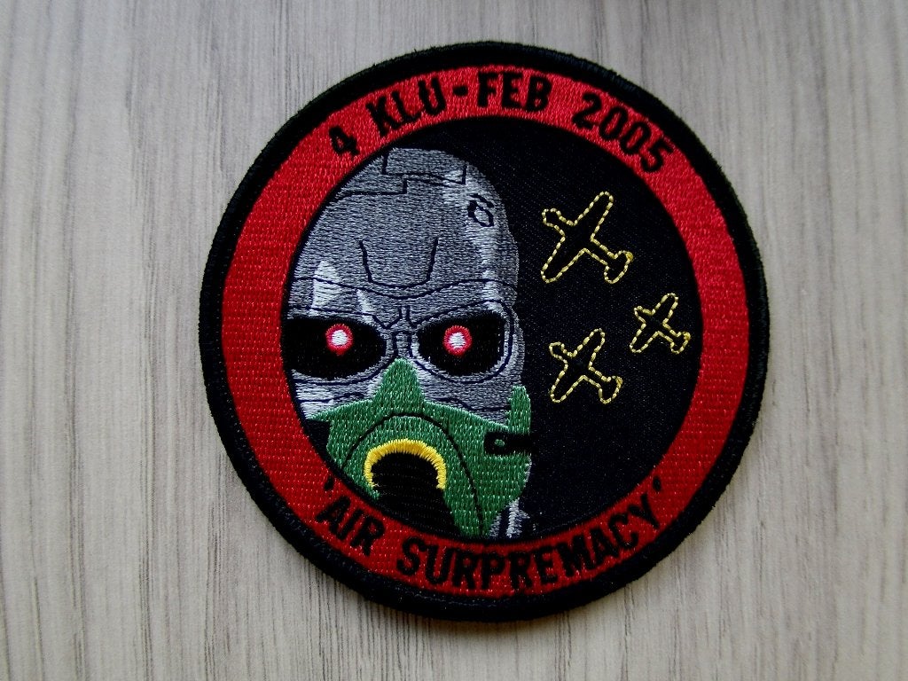Patch KMA 4 KLu - Februari 2005 "Air Supremacy", Verzenden, Luchtmacht, Nederland, Embleem of Badge