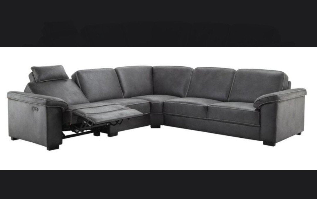 Bankstel met Lounge + USB. TOT 29 aug!!!, Ophalen, Zo goed als nieuw, Leer