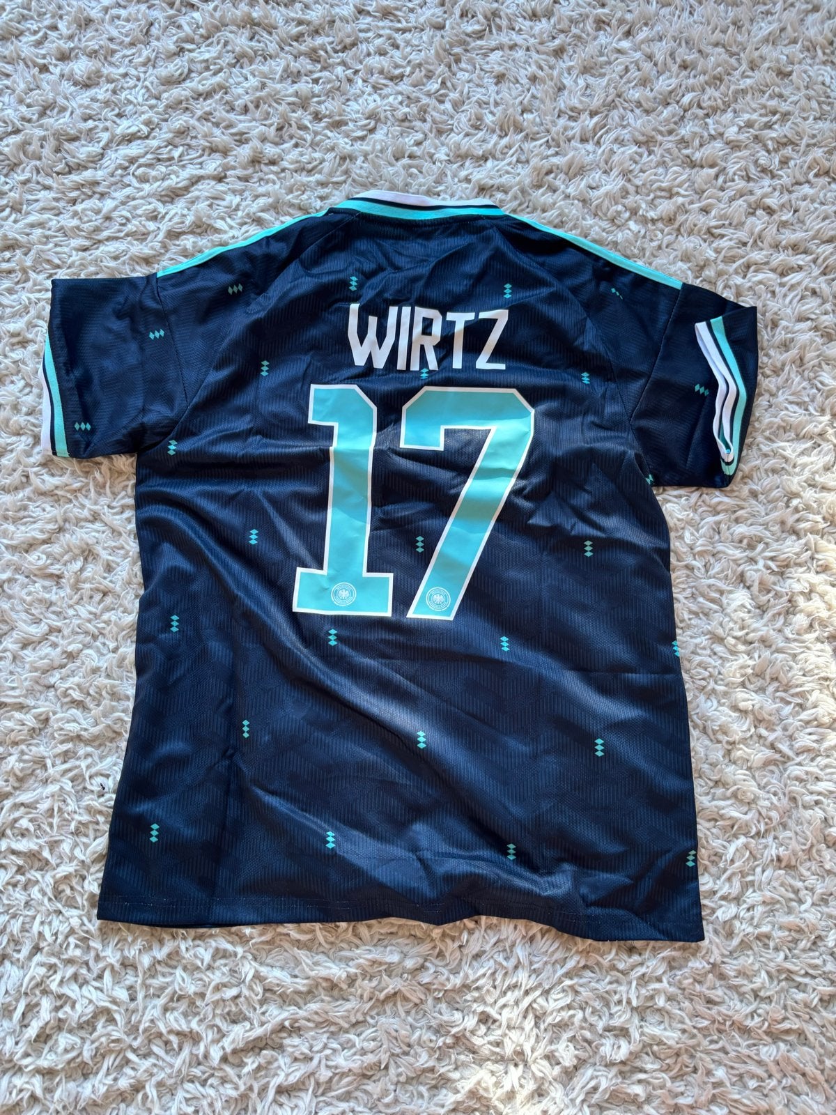 Duitsland uitshirt Wirtz 17 - Maat L, Maat 52/54 (L), Zwart, Nieuw, Ophalen of Verzenden
