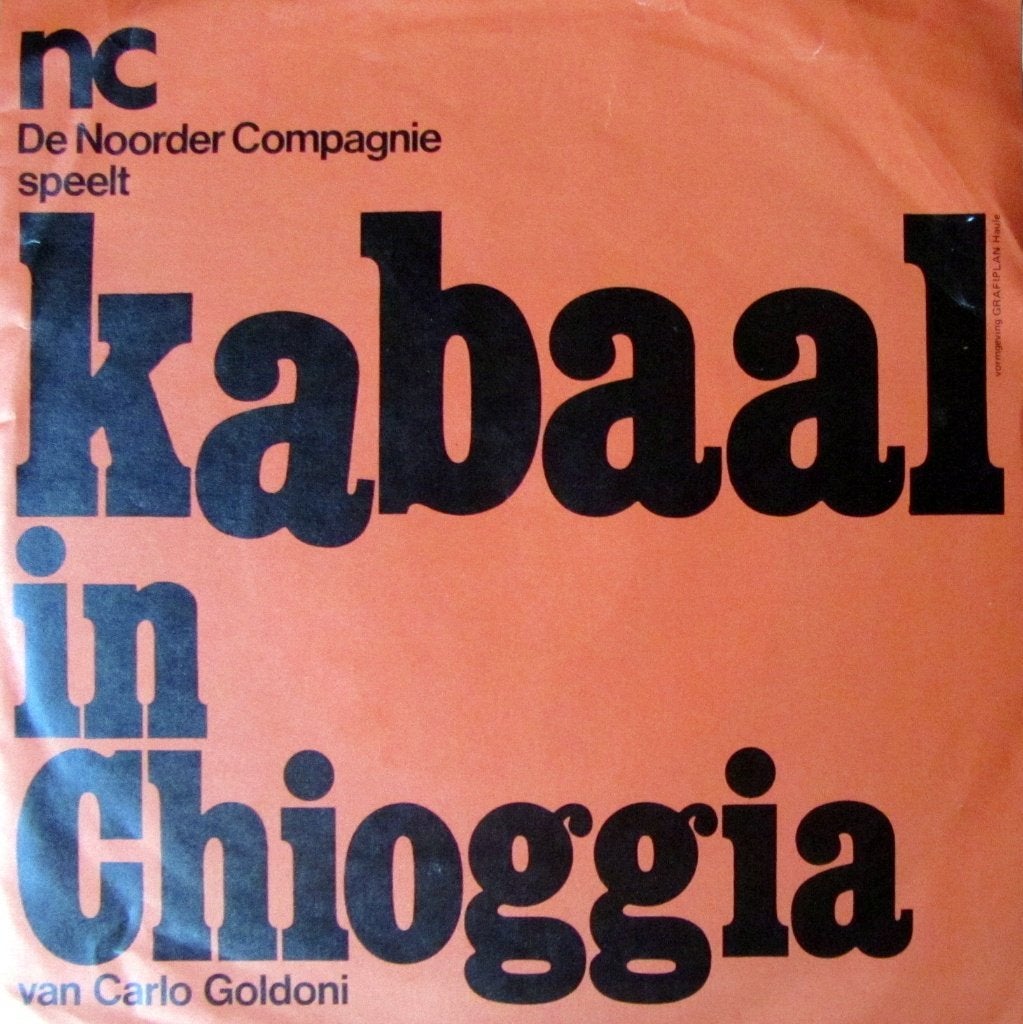 1973	Noorder Compagnie	Kabaal In Chioggia, Fotohoes, Ophalen of Verzenden, Zo goed als nieuw, Nederlandstalig