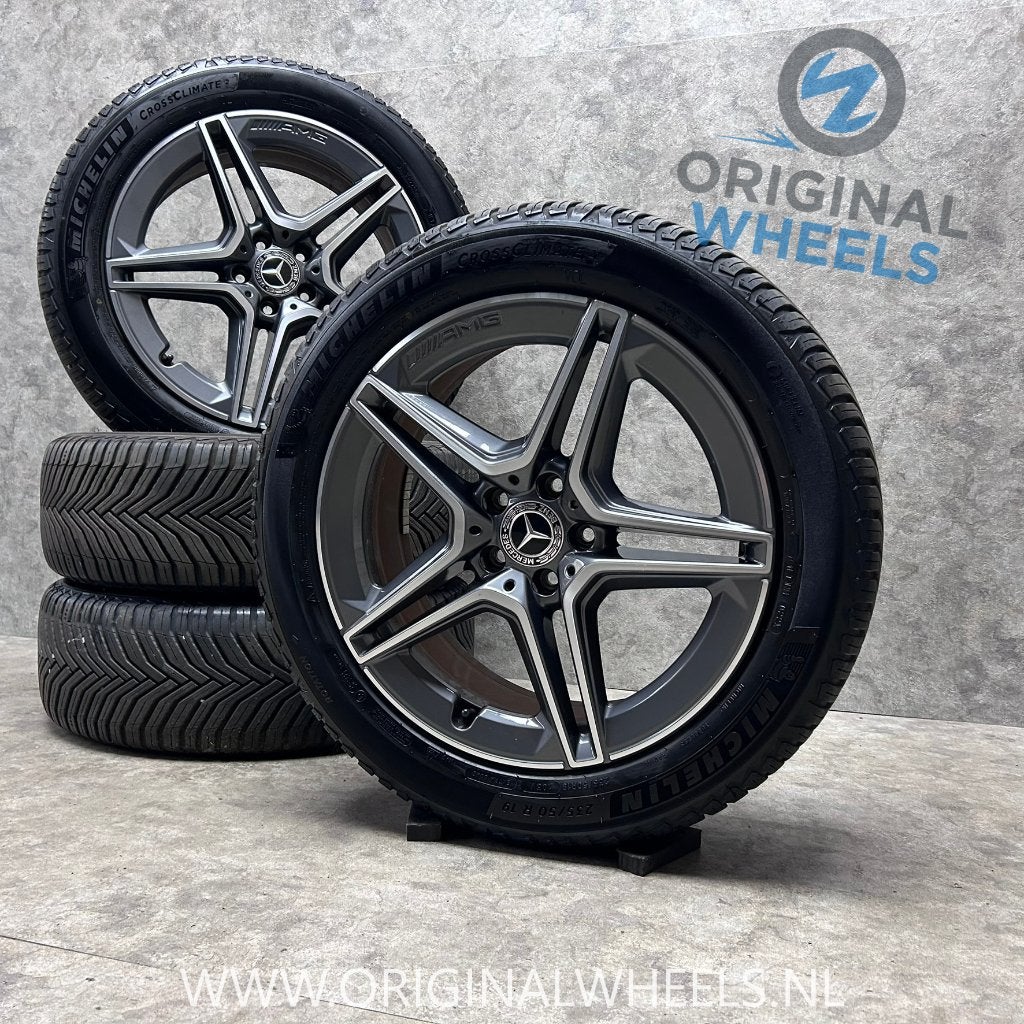 19 inch originele AMG velgen + all season banden MB GLB GLA, Auto-onderdelen, Banden en Velgen, 19 inch, Gebruikt, Banden en Velgen