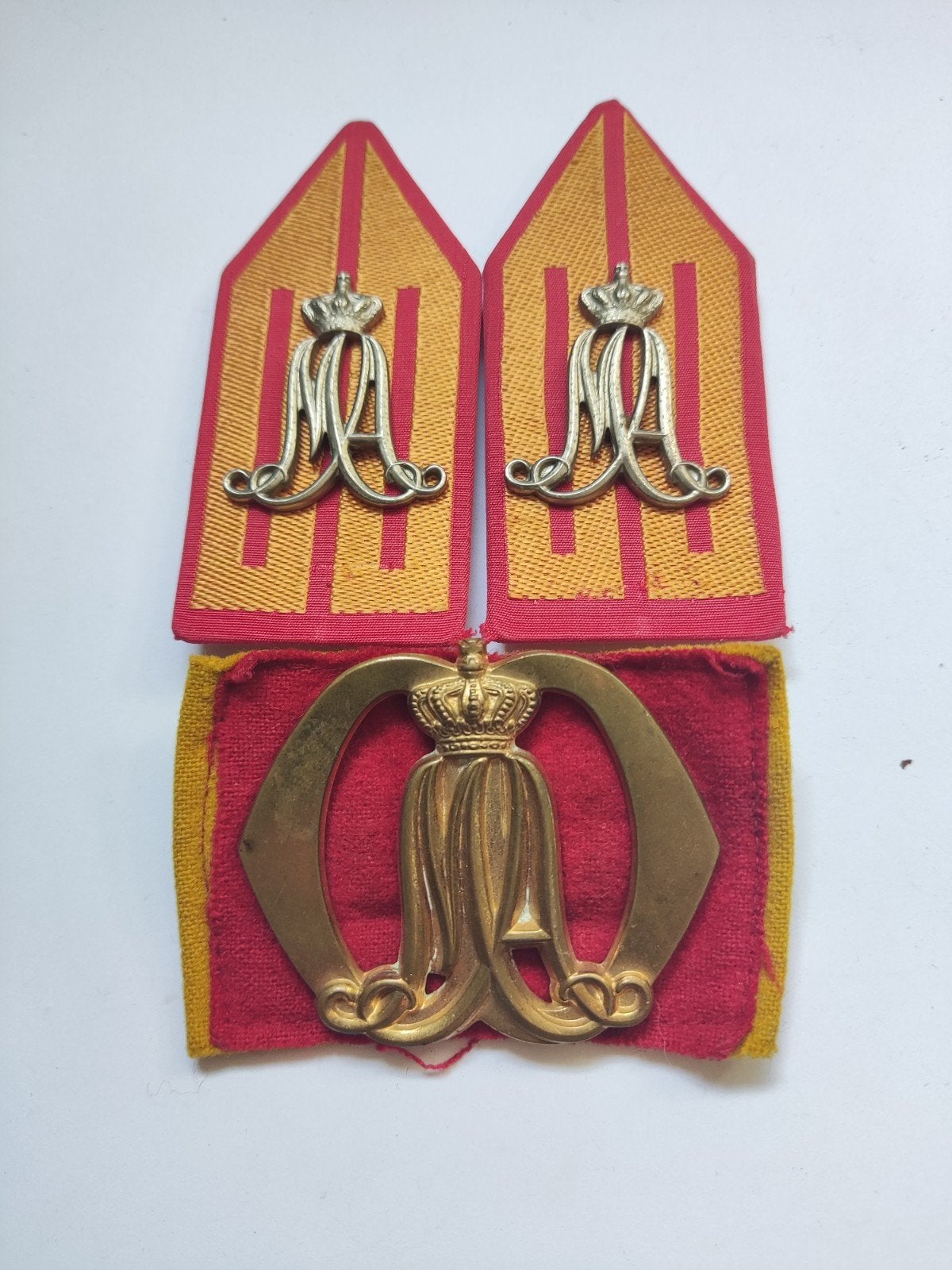 Setje KMA, Ophalen of Verzenden, Landmacht, Nederland, Embleem of Badge