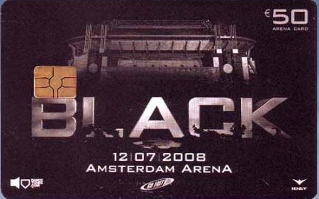 ArenA kaart A099 Sensation Black 12.07.2008 gebruikt, Ophalen of Verzenden, Nederland