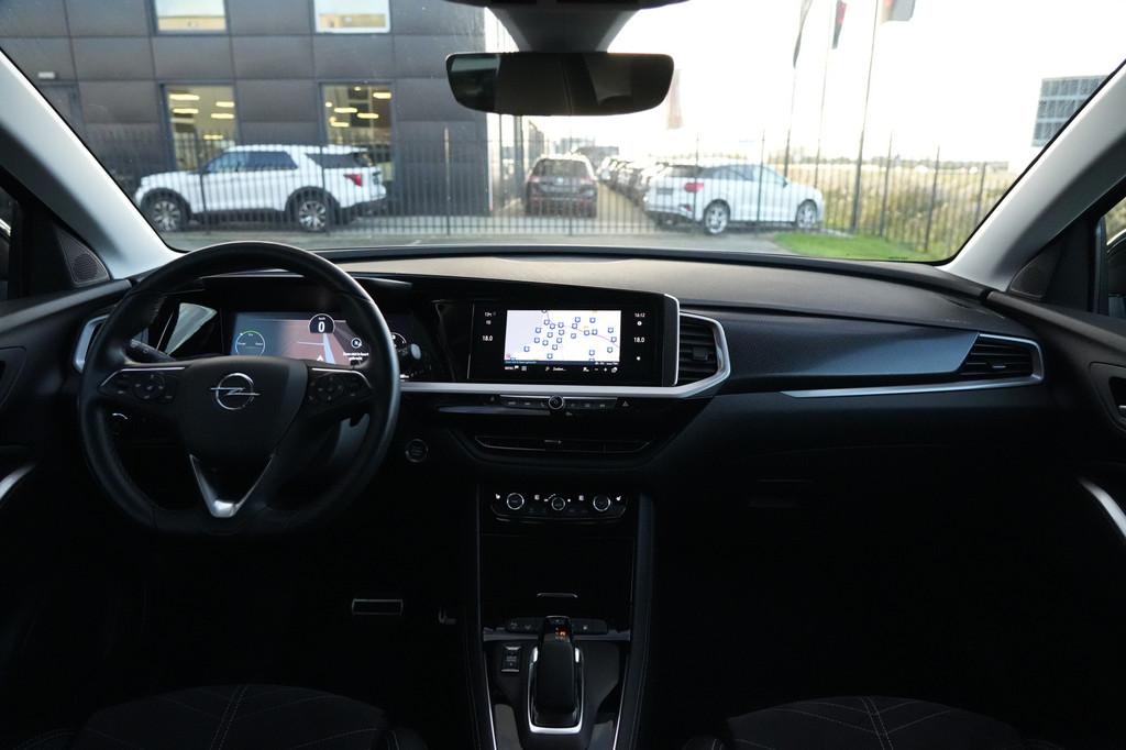 Opel Grandland 1.6 Turbo Plug-In Hybrid GS 225pk Navigatie/S, Auto's, Gebruikt, Zwart, 4 cilinders, 1707 kg