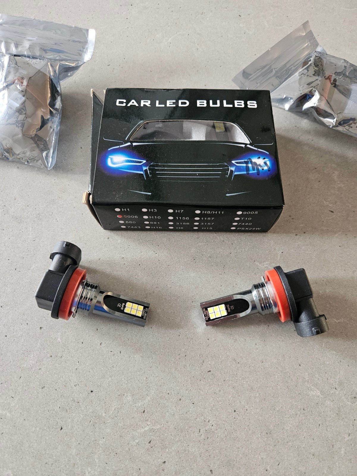 Nieuwe 9006 LED mistlampen, Ophalen of Verzenden, Nieuw, Universele onderdelen
