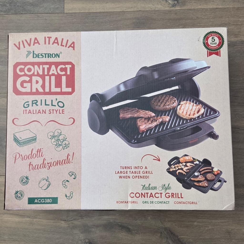 Bestron Contactgrill ACG380 - nieuw, Ophalen, Nieuw