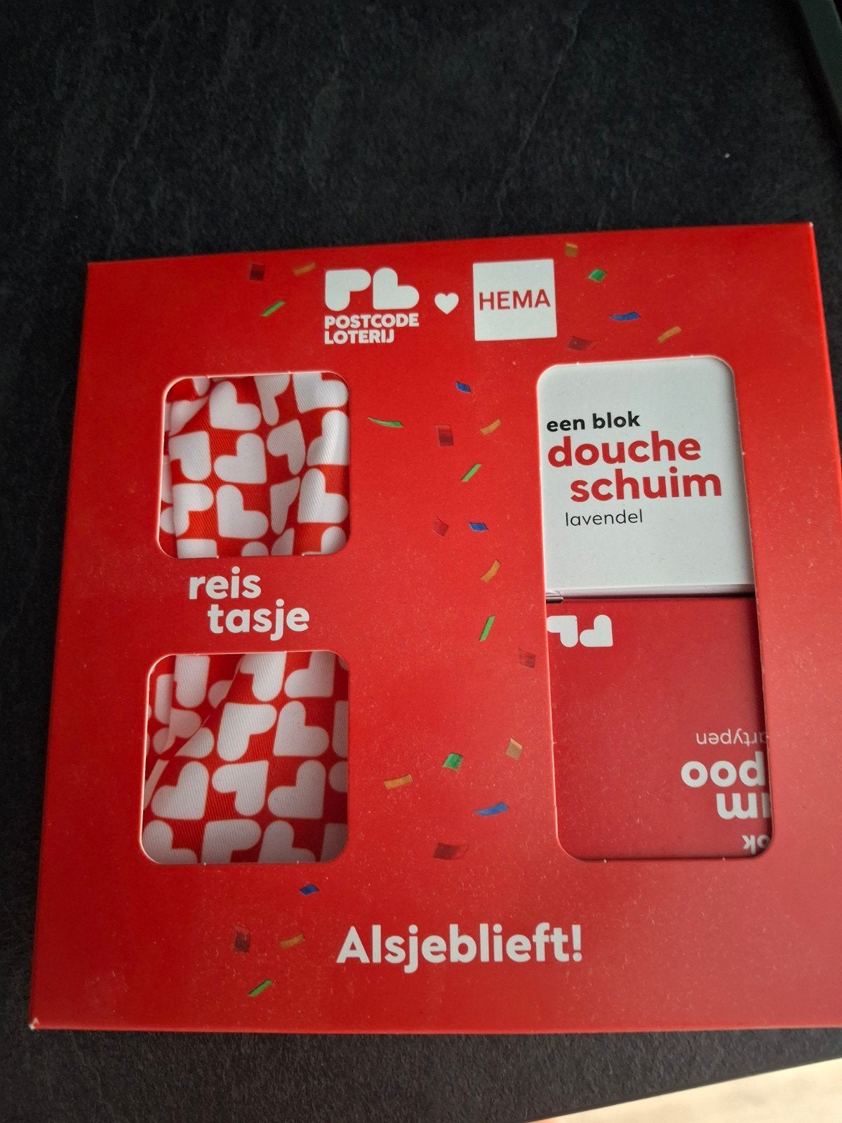 Hema Shampoo & Doucheschuim Blokken met Reistasjes - Nieuw, 30 cm of meer, Ophalen of Verzenden, Rood, Nieuw