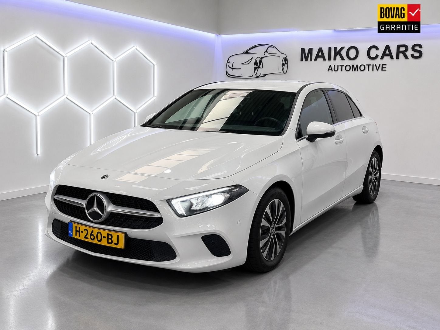 Mercedes-Benz A-klasse 160 Business Solution NL AUTO&NAP KM', Gebruikt, 4 cilinders, Automatische klimaatregeling, Leder en Stof