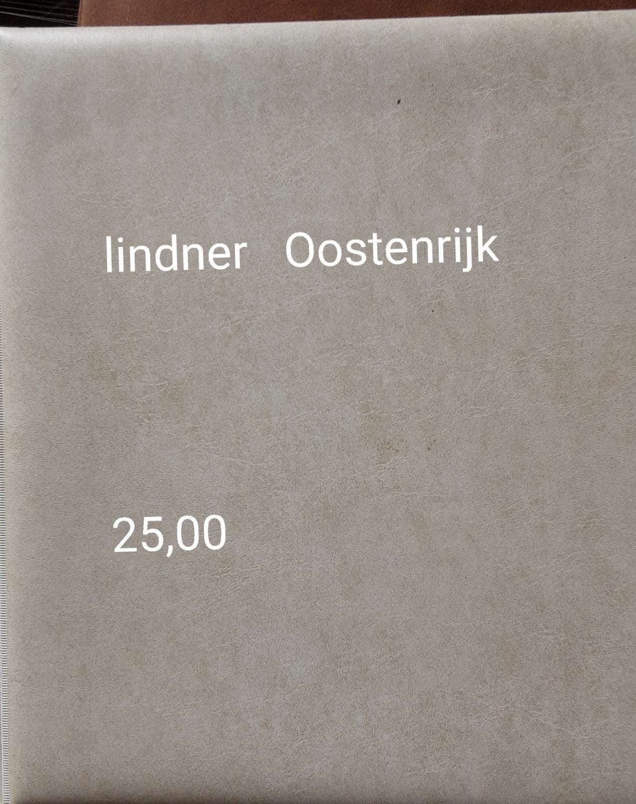 Lindner Oostenrijk postfris   25,00  excl porto, Ophalen of Verzenden
