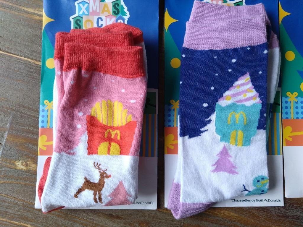 McDonald's kerst sokken uniek!, Kleding | Dames, Sokken en Kniesokken, Overige kleuren, McDonald's, Nieuw