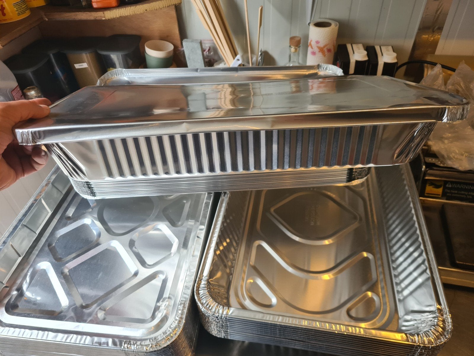 Aluminium en plastic horeca- en cateringschalen, Ophalen, Nieuw