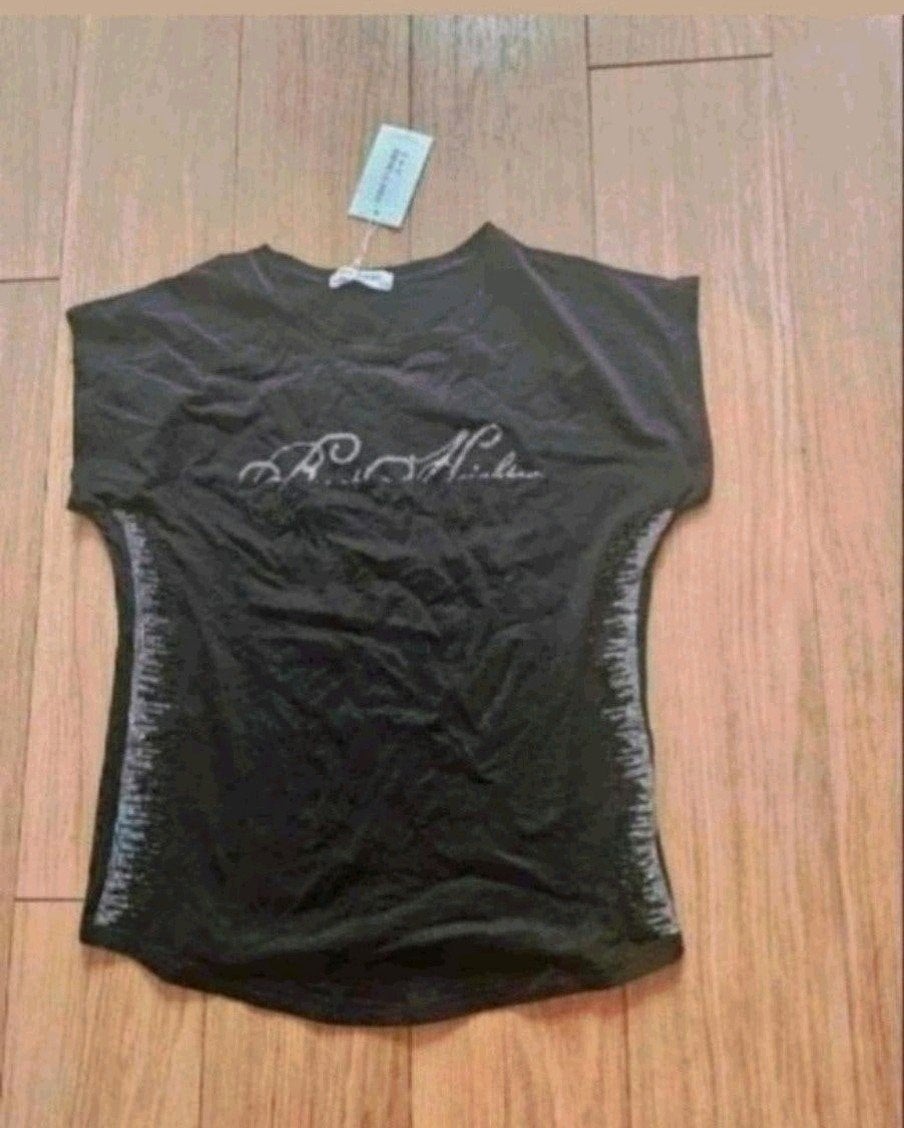 Nieuw zwart top met glitter, Kleding | Dames, Maat 38/40 (M), Zwart, Nieuw, Ophalen of Verzenden