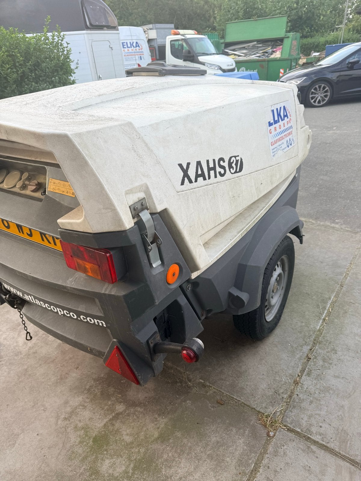 Atlas Copco XAHS 67 Mob Compressor - 4372 Uur- vochtvanger, Ophalen, Gebruikt, 10 bar of meer, 400 tot 800 liter/min
