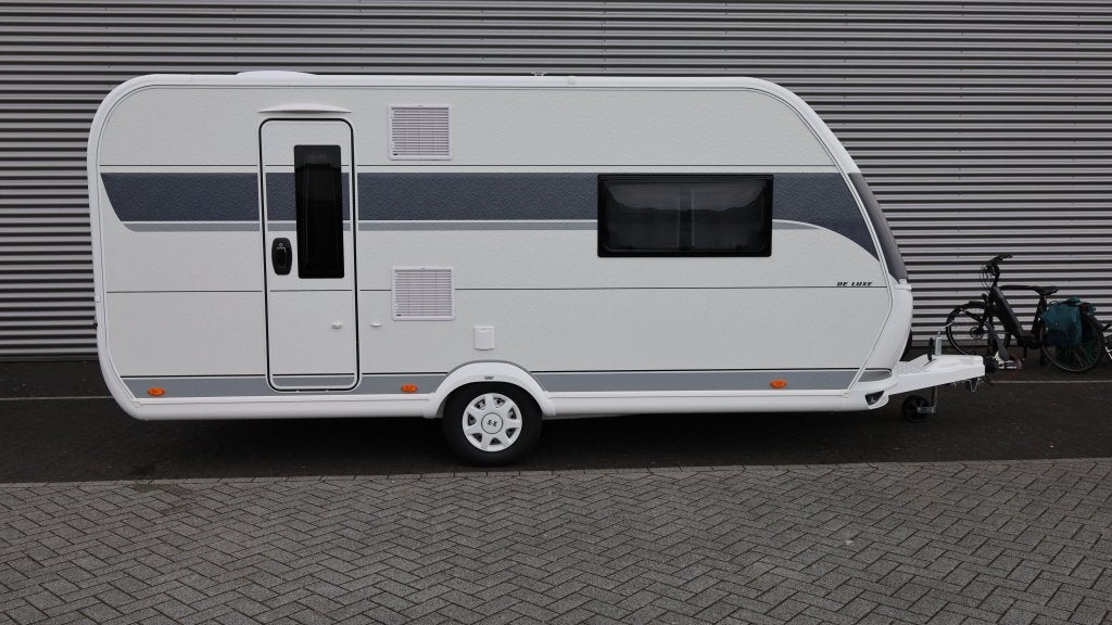 Hobby De Luxe 460 SFF ACTIEPRIJS, Caravans en Kamperen, Hobby, Bedrijf, Treinzit, Tot en met 3
