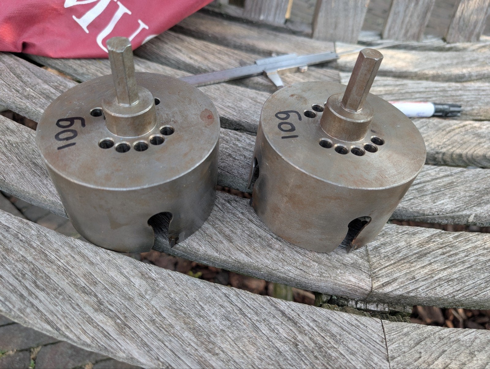 Set van 2 nieuwe gatenzagen 109 mm, Ophalen of Verzenden, Nieuw