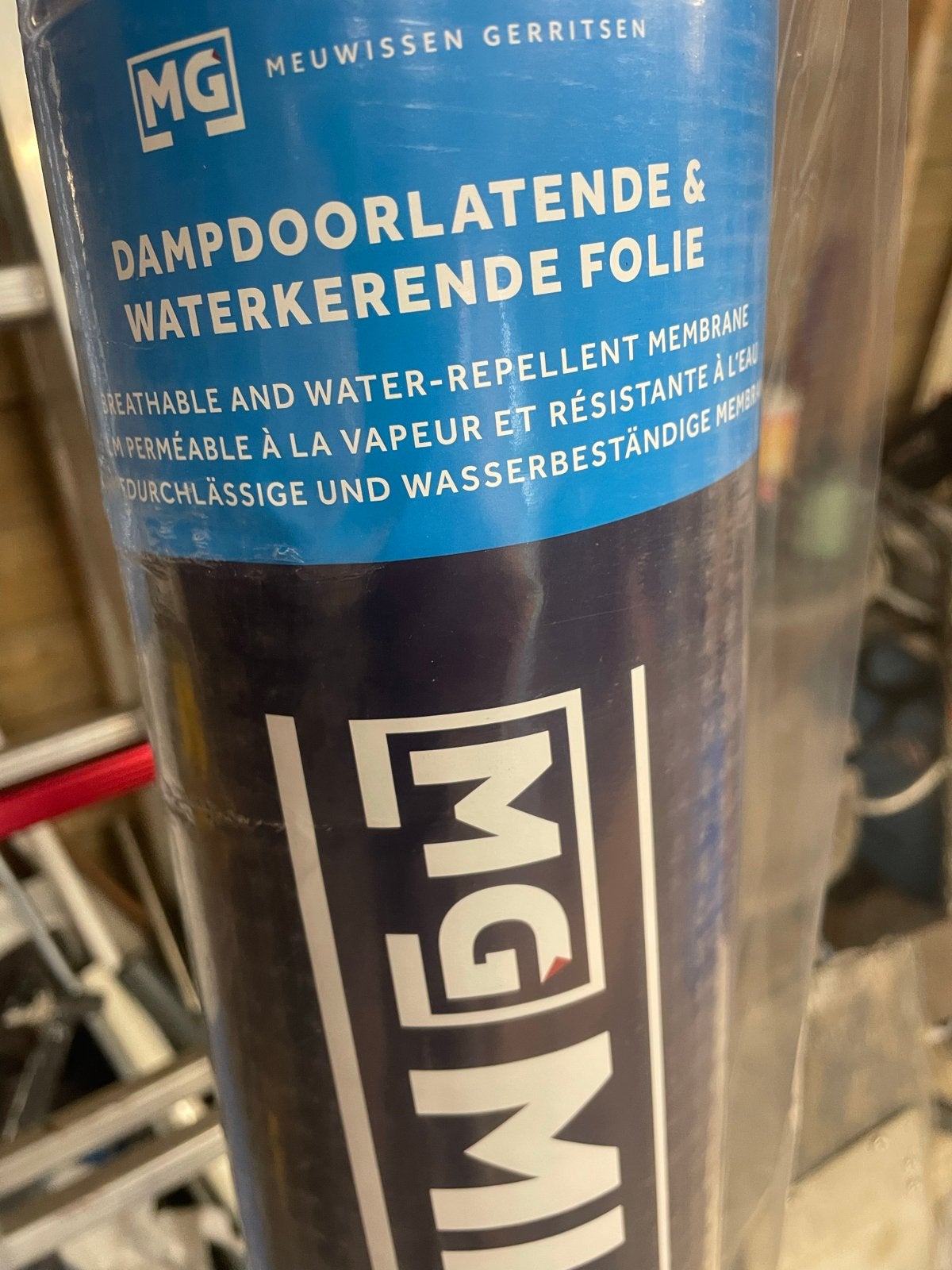 MG Dampdoorlatende & Waterafstotende Folie 1,50x25 meter, Ophalen of Verzenden, Nieuw, Folie