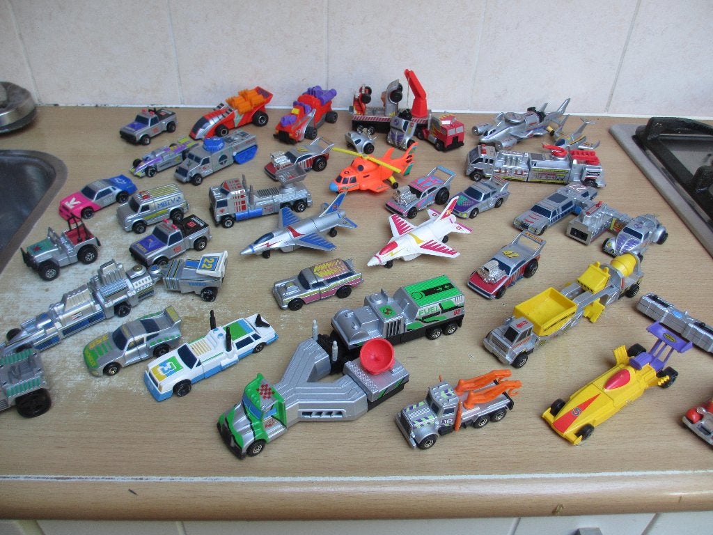 Matchbox connectables 1:64 vintage modelautos jaren 90, Ophalen of Verzenden, Gebruikt, Auto