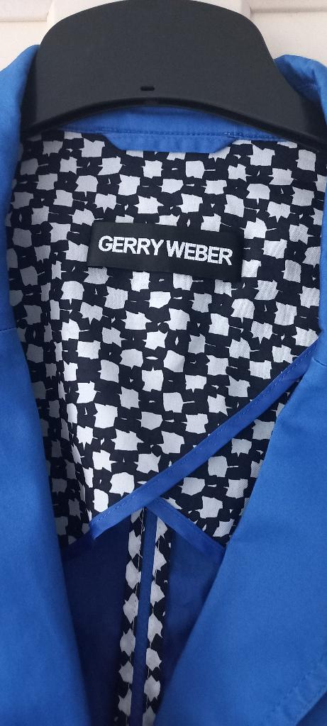 zomerjas van Gerry Weber maat 46 zgan, Kleding | Dames, Grote Maten, Blauw, Ophalen of Verzenden, Gerry weber, Jas of Mantel