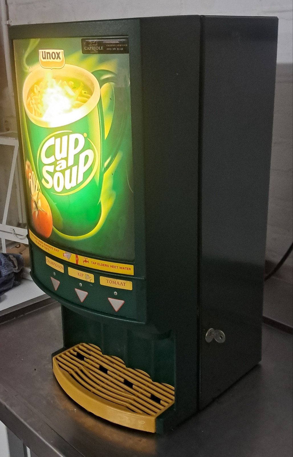 Unox Cup-a-Soup Automaat - Perfect voor Kantoor/Horeca, Ophalen, Gebruikt, Overige modellen, Overige typen