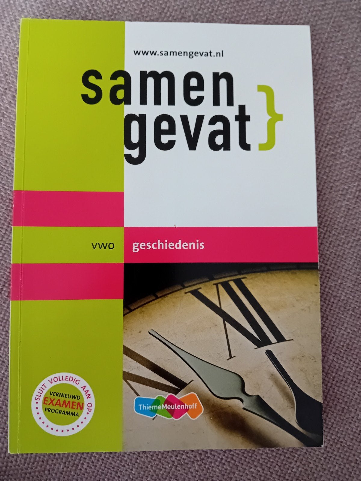 Vwo - samengevat - Geschiedenis, VWO, Ophalen of Verzenden, Zo goed als nieuw, Yvonne Bouw; Ruud Seriese