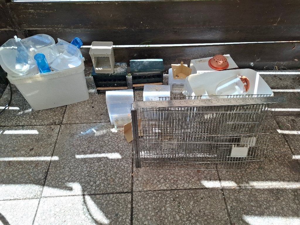 volière, Ophalen, Gebruikt, Kooi-accessoires