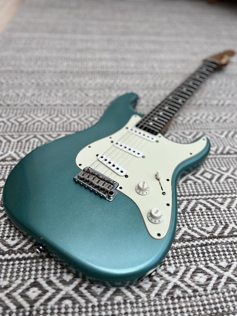 Schecter USA Custom Shop Traditional Wembley II strat, Muziek en Instrumenten, Snaarinstrumenten | Gitaren | Elektrisch, Zo goed als nieuw