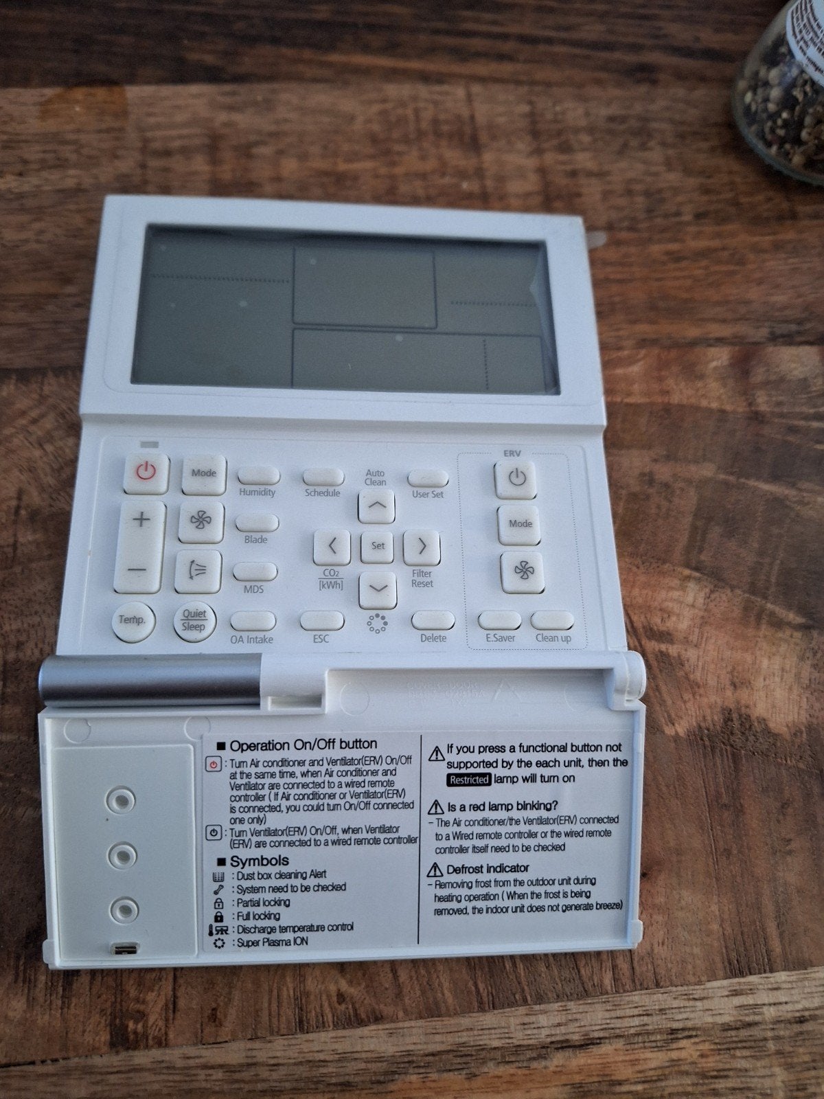 Samsung Airco Afstandsbediening - Bedrade Controller, Witgoed en Apparatuur, Airco's, Ophalen of Verzenden, Zo goed als nieuw