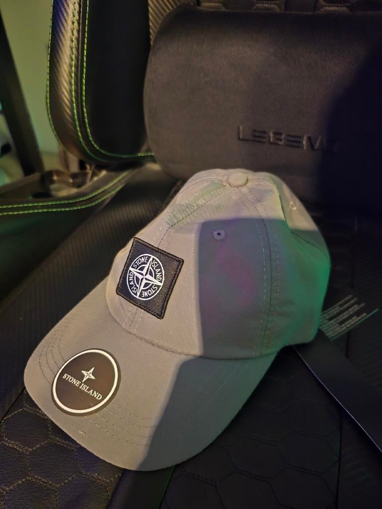 grijze Stone Island pet, Kleding | Heren, Ophalen of Verzenden, Nieuw, Stone Island, Pet