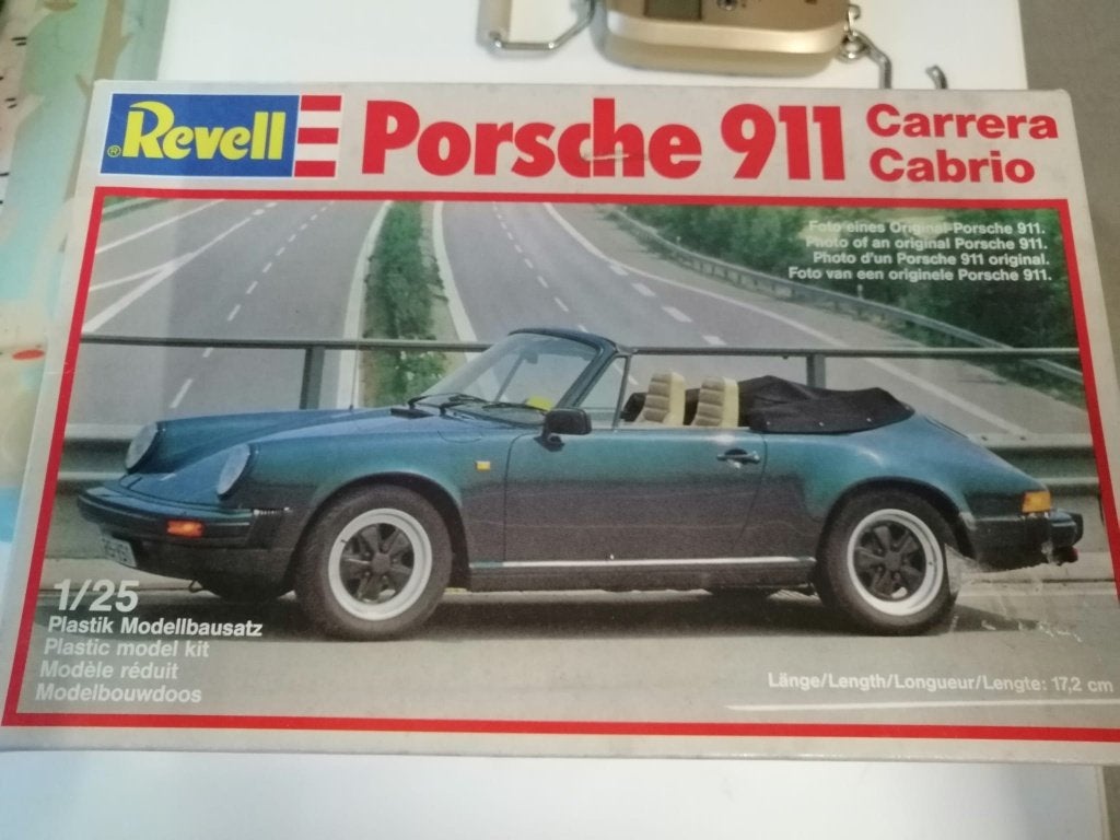Revell Porsche 911 auto Carrera Cabrio modelBouw Bouwpakket, Auto, Revell, Groter dan 1:32, Ophalen of Verzenden