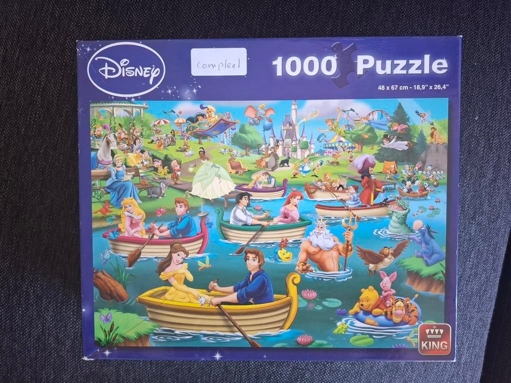Disney legpuzzel, Verzenden, 500 t/m 1500 stukjes, Zo goed als nieuw