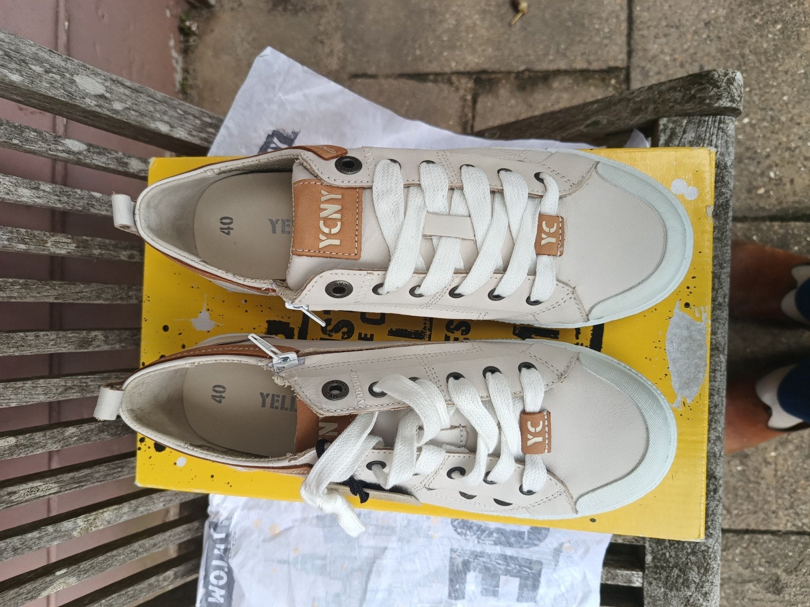 Yellow Cab sneakers maat 40, Wit, Nieuw, Ophalen of Verzenden, Yellow Cab